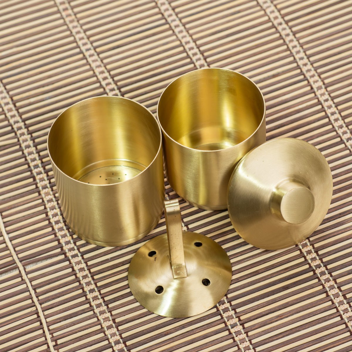 Brass Coffee Maker | Traditional Filter Coffee Brewer - House of Dhatu