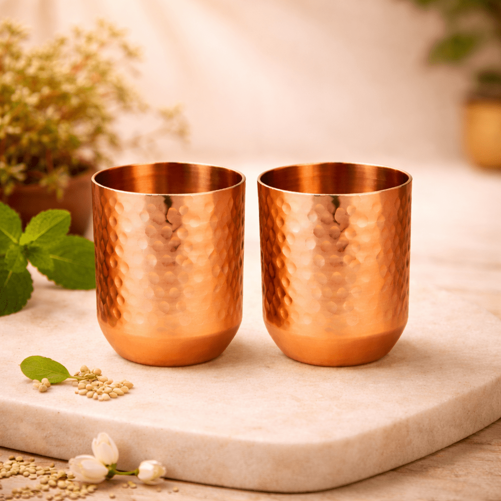 Copper Tumbler | Pure Copper Drinkware for Everyday Hydration - House of Dhatu