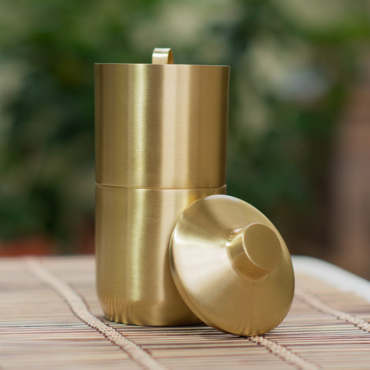 The Housewarming Set – Brass Coffee Maker, Dabara, Mug, Bowls & Coasters - House of Dhatu