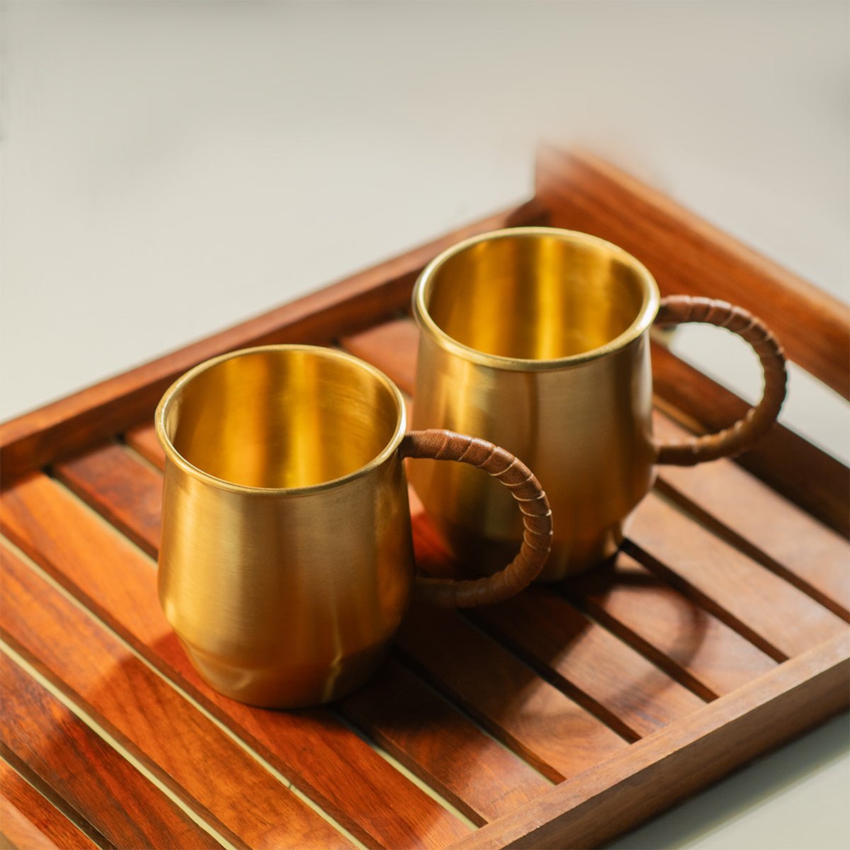 Brass Coffee Mug | Handcrafted Mug for Everyday Coffee & Tea - House of Dhatu