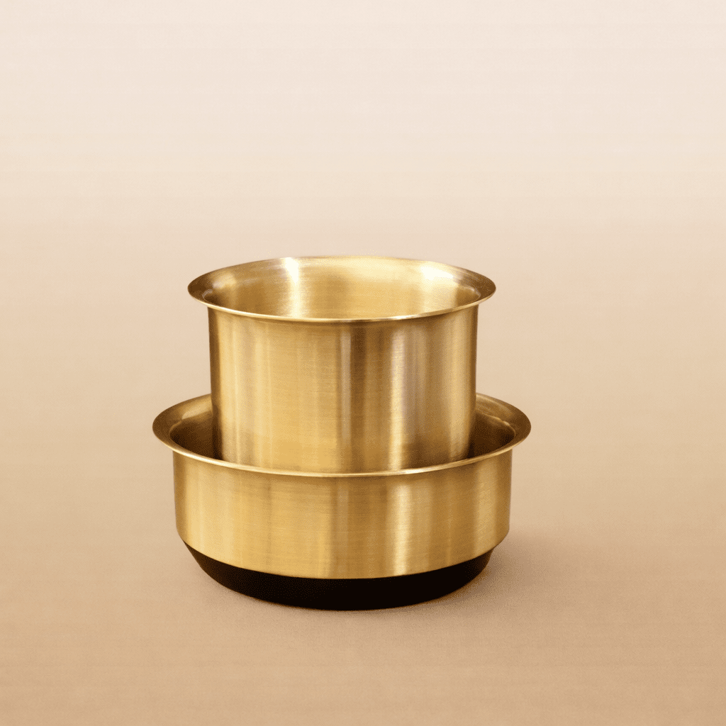 Brass Dabara Set of 1 - Dhatu
