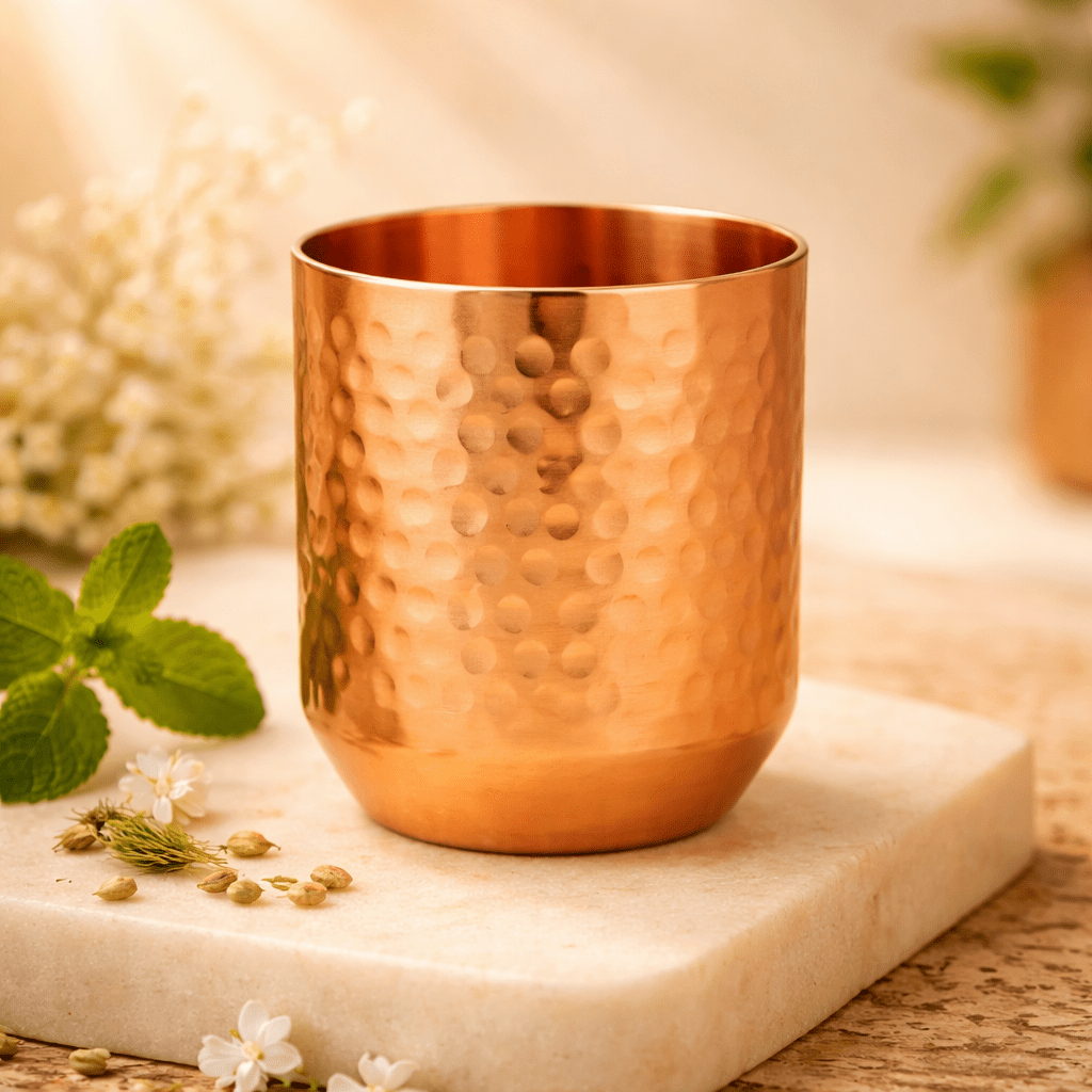 Copper Tumbler | Pure Copper Drinkware for Everyday Hydration - Dhatu