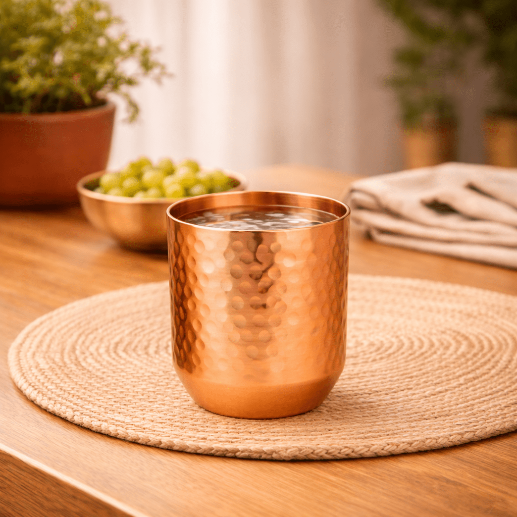 Copper Tumbler | Pure Copper Drinkware for Everyday Hydration - House of Dhatu